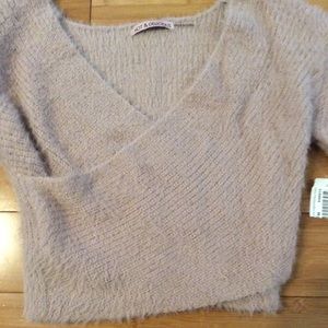 NWT Cashmere feel sweater light pink/blush size